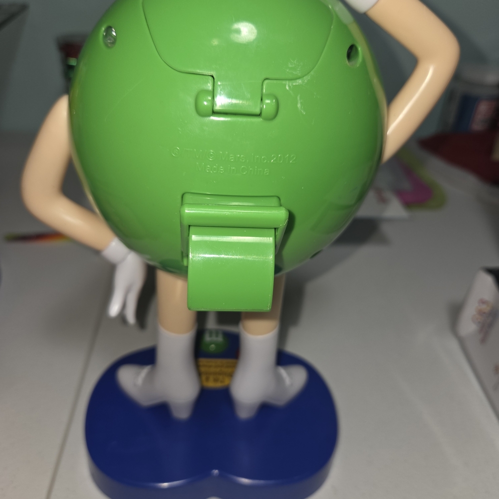 Green M&M Candy Dispenser - Picture 4 of 4